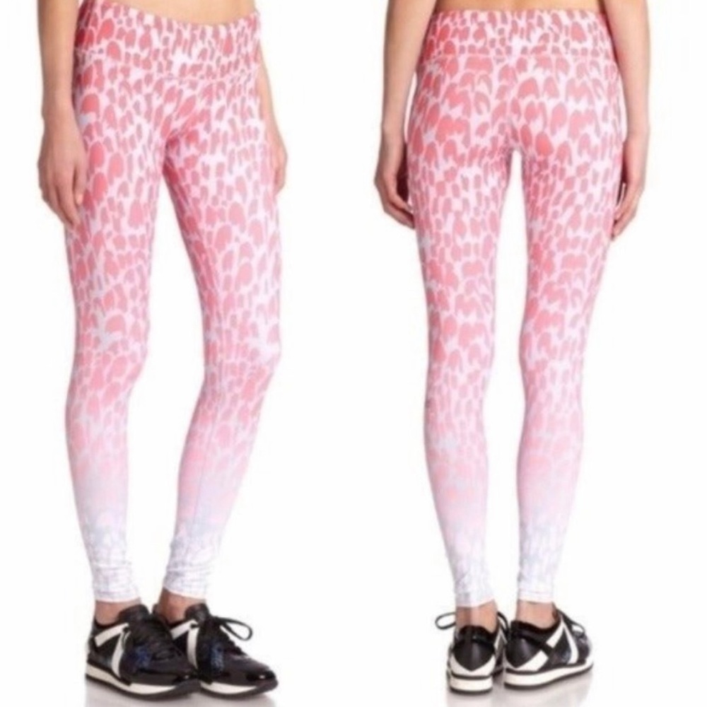 ALO yoga Pink Airbrush Ombré Leggings